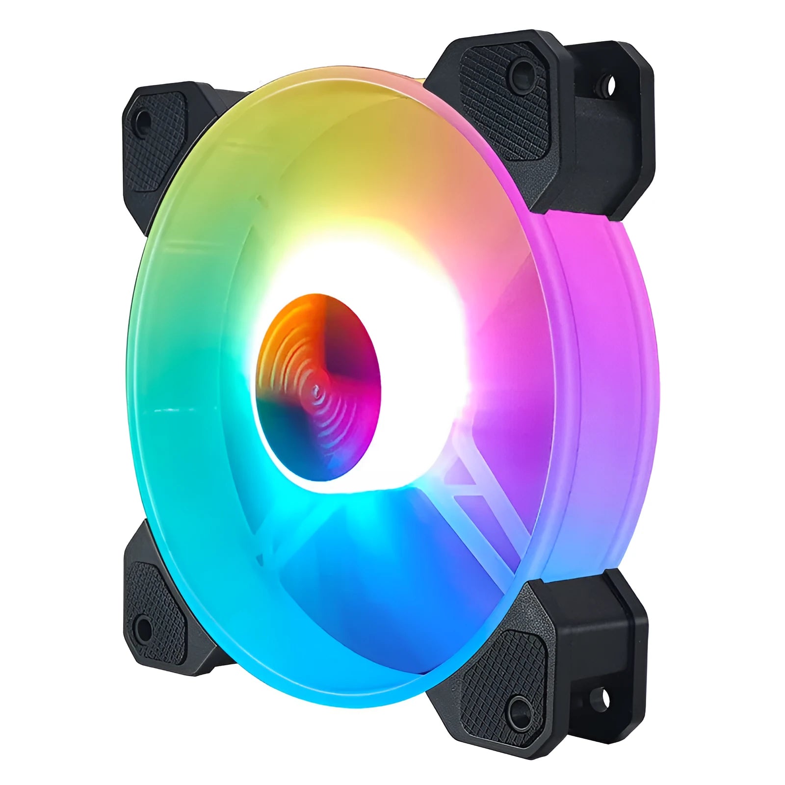 12cm ABS chassis cooling fan with hydraulic bearing and 1600 RPM motor for PC case ventilation