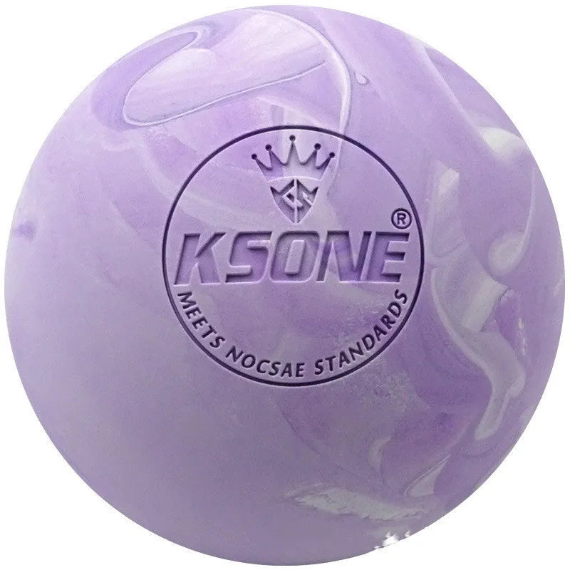 63mm camouflage rubber TPR massage ball in blue green light green pink or purple for yoga and trigger point use