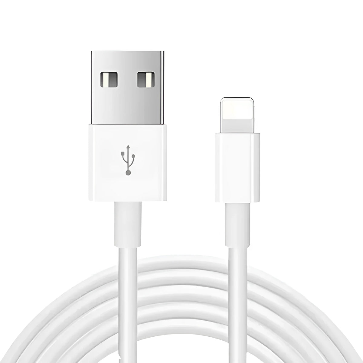 White 20W USB-C fast charger with 1m cable for Apple iPhone and iPad