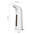 White automatic induction liquid dispenser with ABS body and 5cm sensor range
