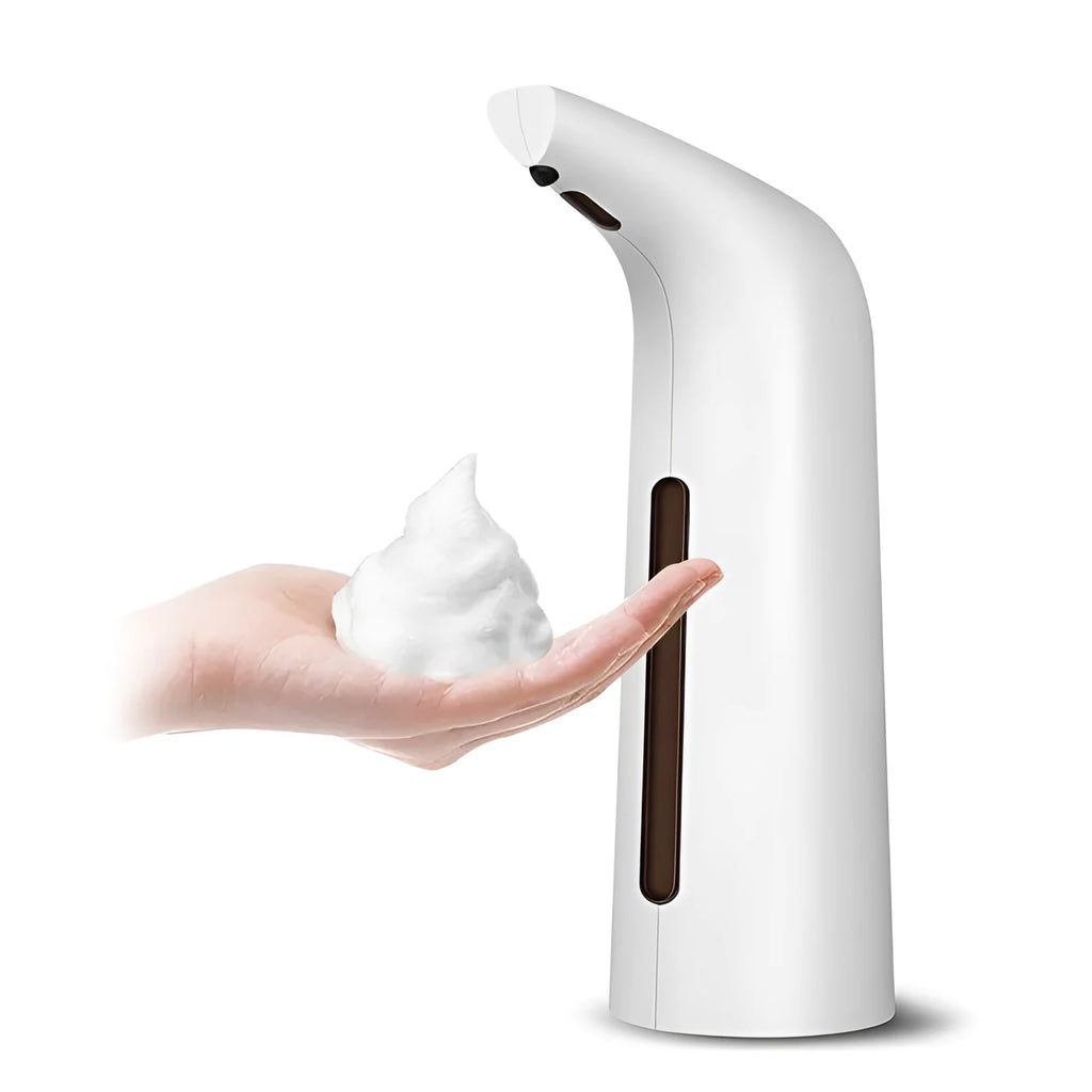 White automatic induction liquid dispenser with ABS body and 5cm sensor range