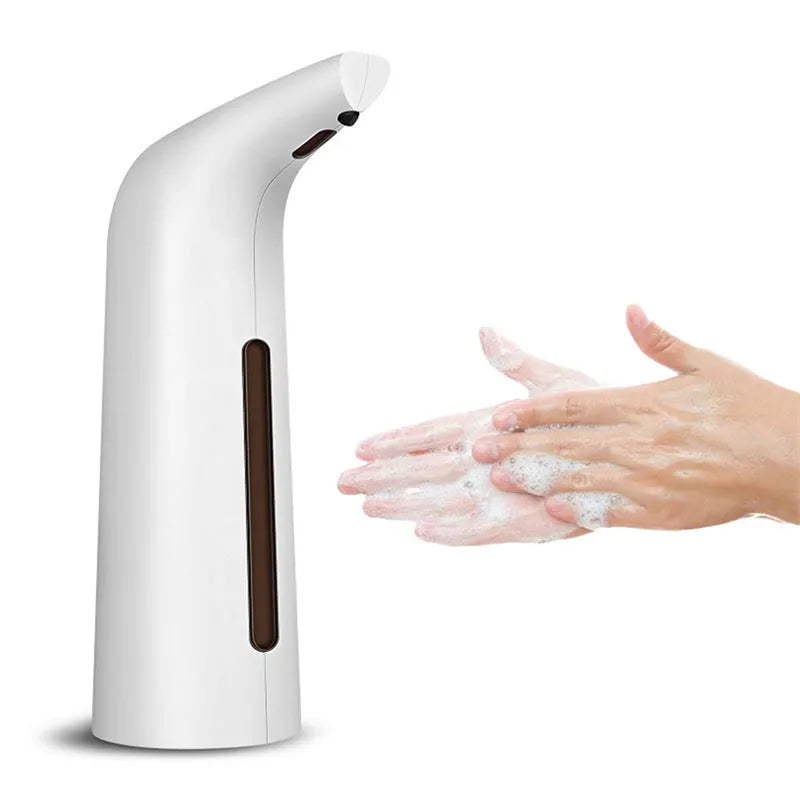 White automatic induction liquid dispenser with ABS body and 5cm sensor range