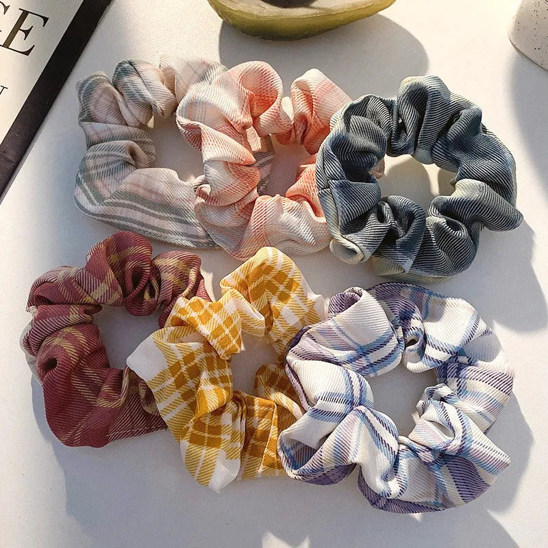 Children's hairpin set with autumn colour hair rings and head rope accessories
