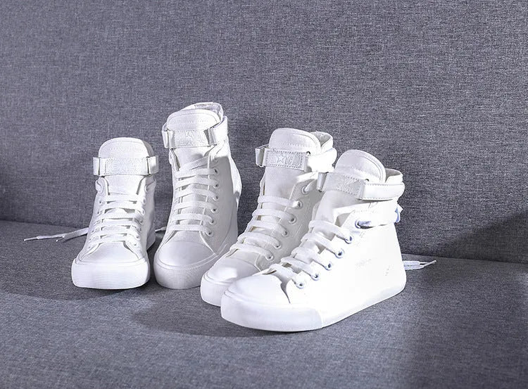 Women's lace up plimsoll canvas shoes casual flat sneakers black white