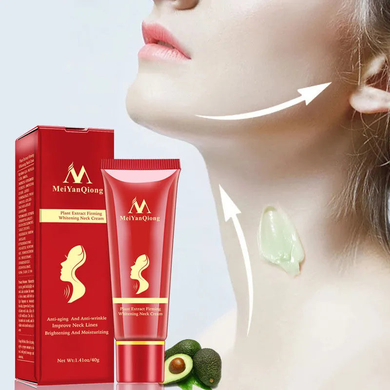 Meiyan Qiong neck cream 40g jar, neck essence and cream for daily neck care, single pack
