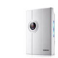 White household dehumidifier with 2.2L water tank and electronic control panel