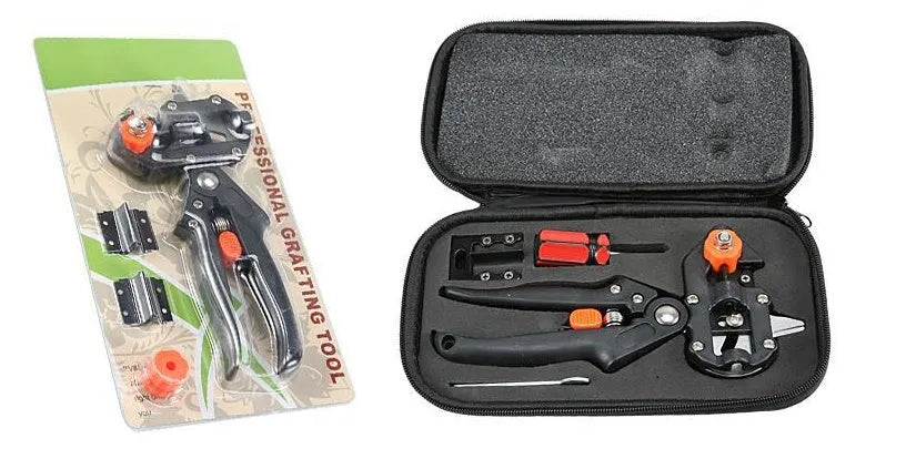 Alloy steel seedling grafting pliers with replaceable blade for fruit tree pruning, Classic Liteback style