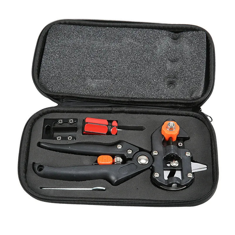 Alloy steel seedling grafting pliers with replaceable blade for fruit tree pruning, Classic Liteback style