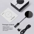 Black MagSlim NKT06 magnetic wireless phone charger on a surface