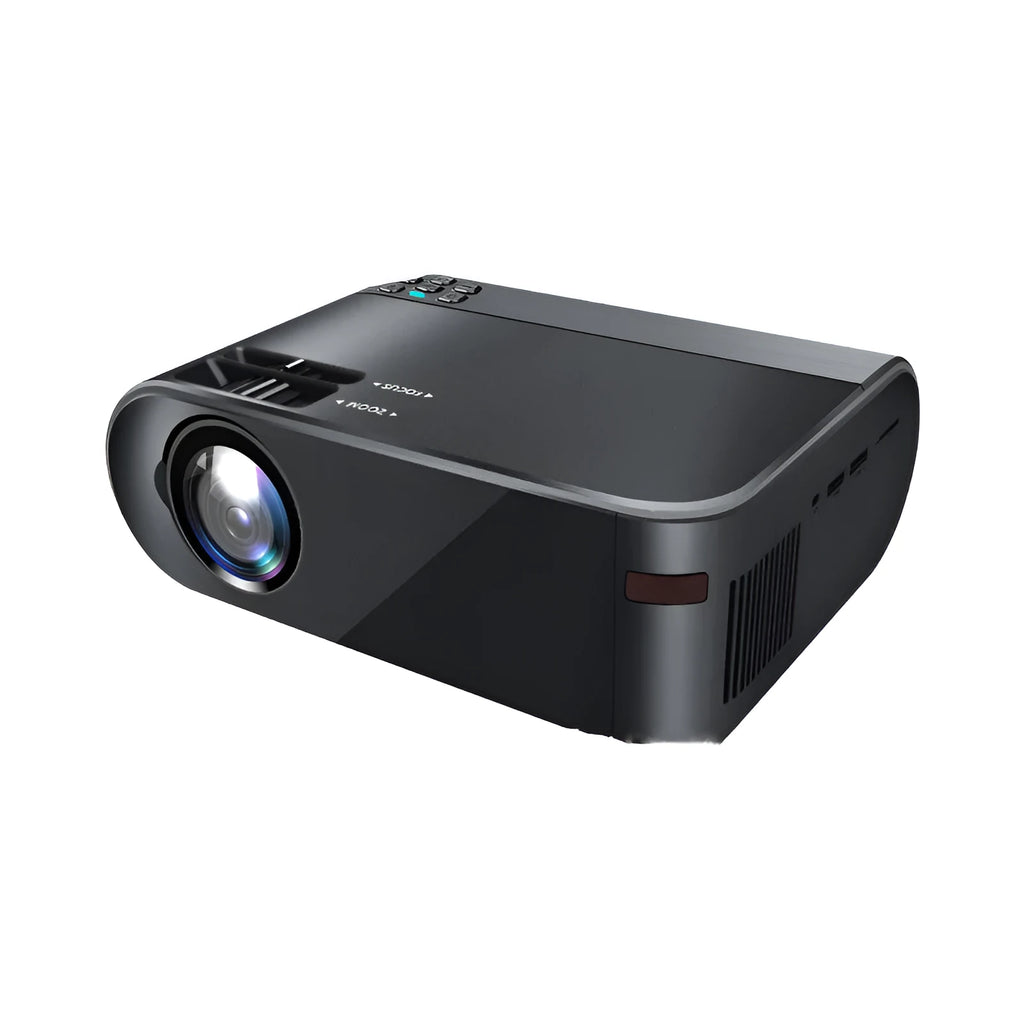 Portable Android WiFi projector with 8K Blu-ray lens for mobile phone screen mirroring