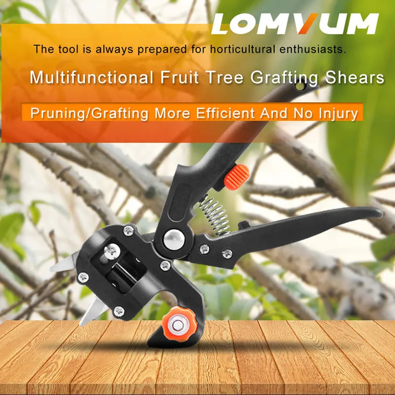 Alloy steel seedling grafting pliers with replaceable blade for fruit tree pruning, Classic Liteback style