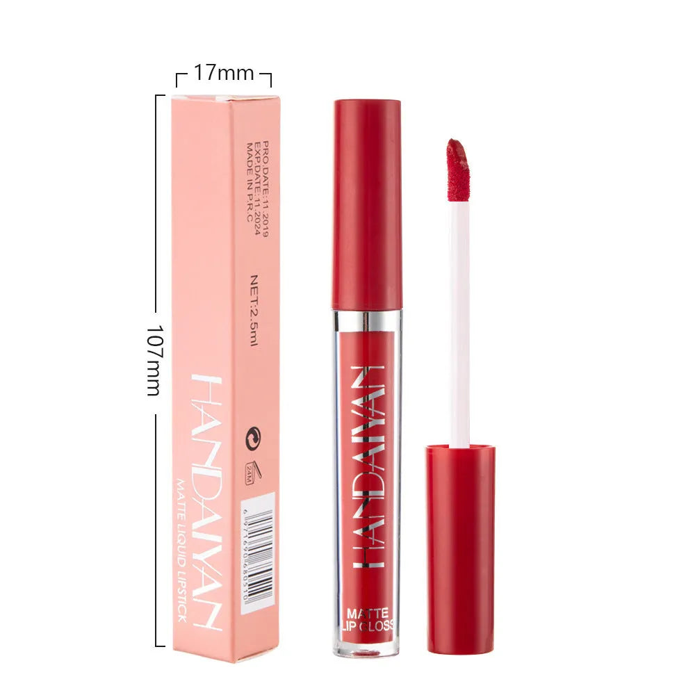 HANDAIYAN matte non-stick cup liquid lipstick in 2.5ml size with various colour options