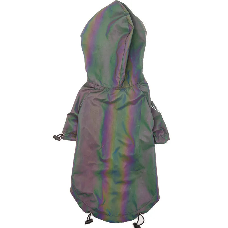 Polyester dog autumn jacket two-legged casual style in jacket colour for pets size S to XXXL