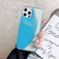 Candy Luminous Quicksand TPU+PC mobile phone case back cover in solid colour