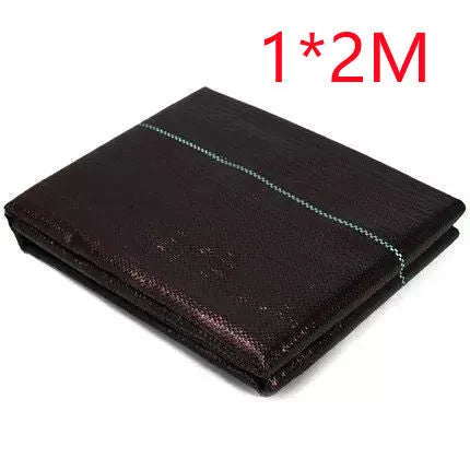 Black woven PE weed-proof fabric for farm greenhouse and garden weed suppression