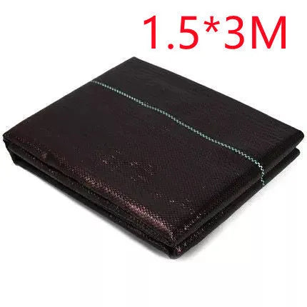 Black woven PE weed-proof fabric for farm greenhouse and garden weed suppression