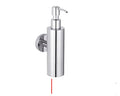 304 stainless steel wall-mounted manual soap dispenser in brushed, mirror, or black finish