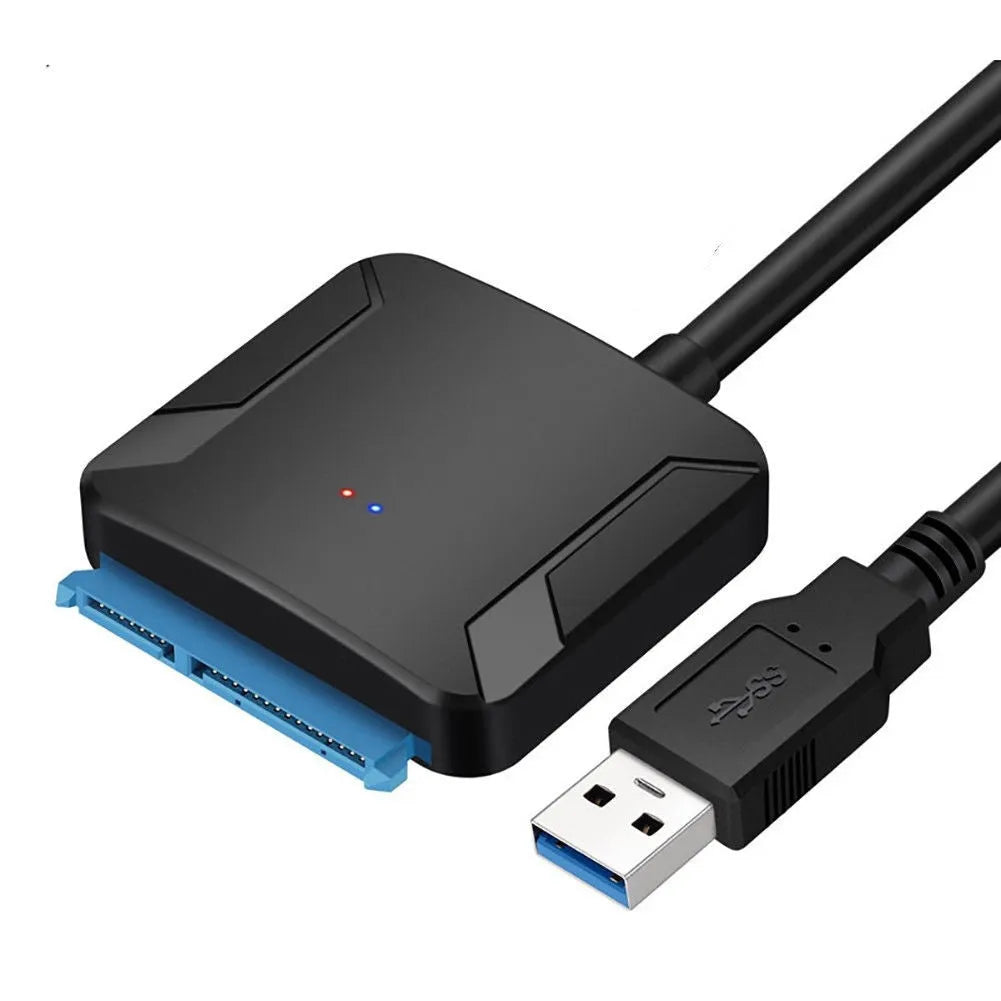 Onvian USB 3.0 to SATA adapter converter cable, black, USB-powered, for 2.5 inch SSD HDD