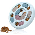 PP dog puzzle feeding bowl for household pets, 330g, 25 x 24.5 x 3.5cm food bowl