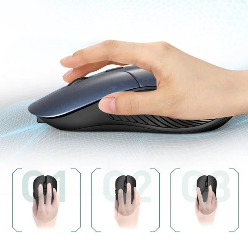 Blue smart voice mouse with 2.4G wireless and translation functionality