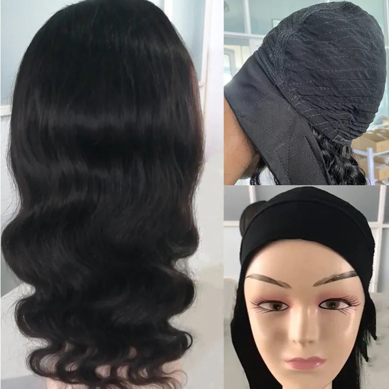 Long curly black synthetic wig with centred bangs and big wave pattern, high temperature wire, for ladies