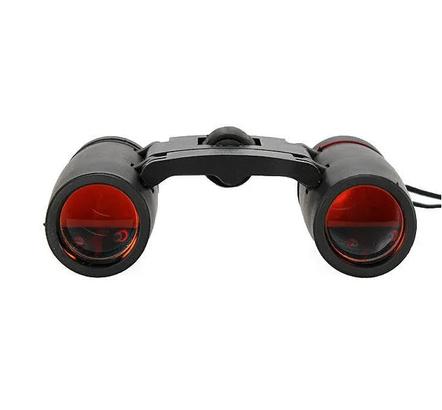30x60 HD foldable binoculars black colour unfolded view showing lenses