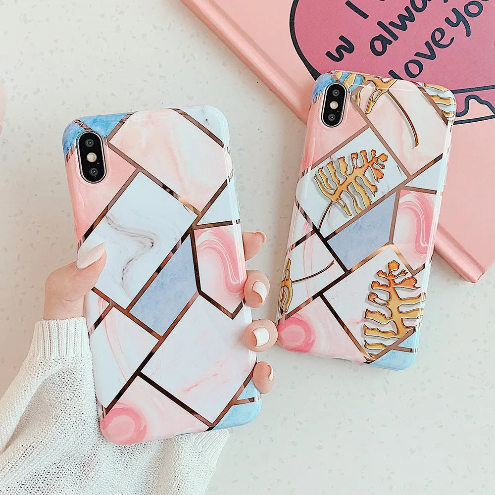 Silicone gel mobile phone case for Apple iPhone models 11, X, 6, 7, and 8 on a table.