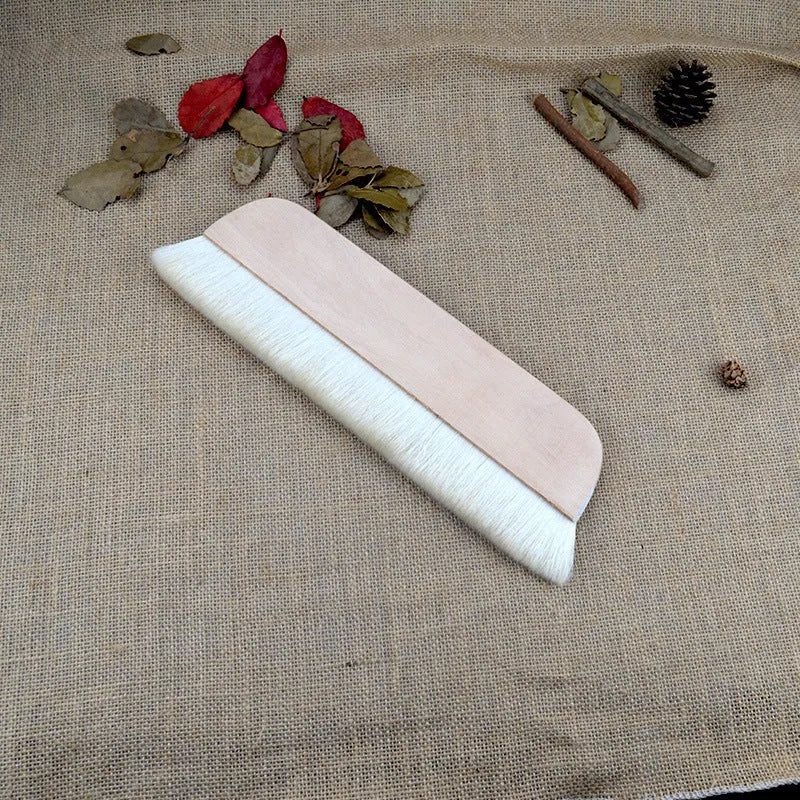 Wool brush for mounting paint paste board shading in picture colour