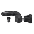 Black handheld high-pressure water spray gun with aluminium alloy gun head and ABS handle, 3 metre spray distance