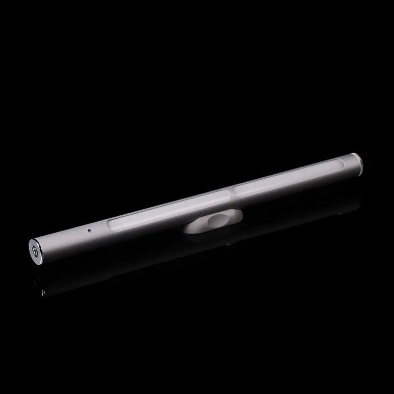 Silver handheld UV disinfection sterilisation stick, 20 x 300mm, USB rechargeable, 600mAh, 147 grams