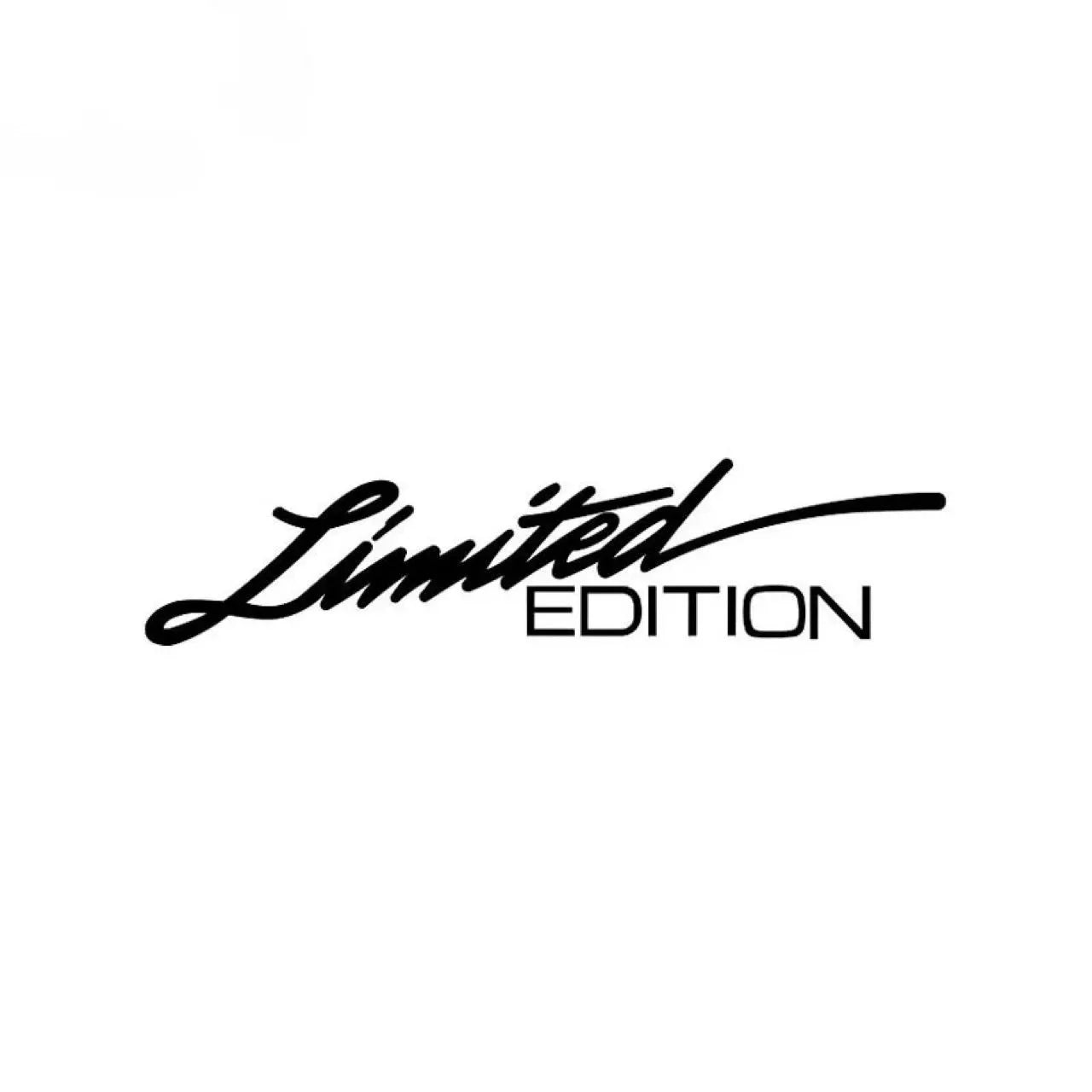 Black laser reflective car sticker with text design on PET vinyl material for vehicle application
