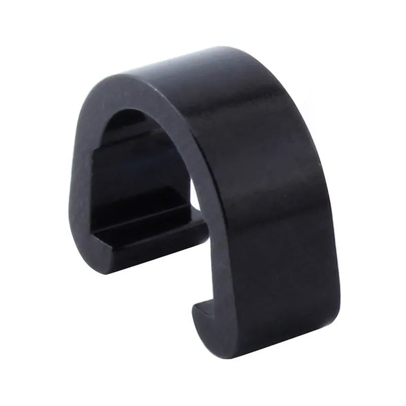 Aluminium alloy C buckle in multiple colours showing 10.2mm by 13mm dimensions