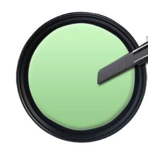 Variable neutral density camera lens filter with multi-diameter thread sizes from 37mm to 95mm for ND2-ND400 light control.