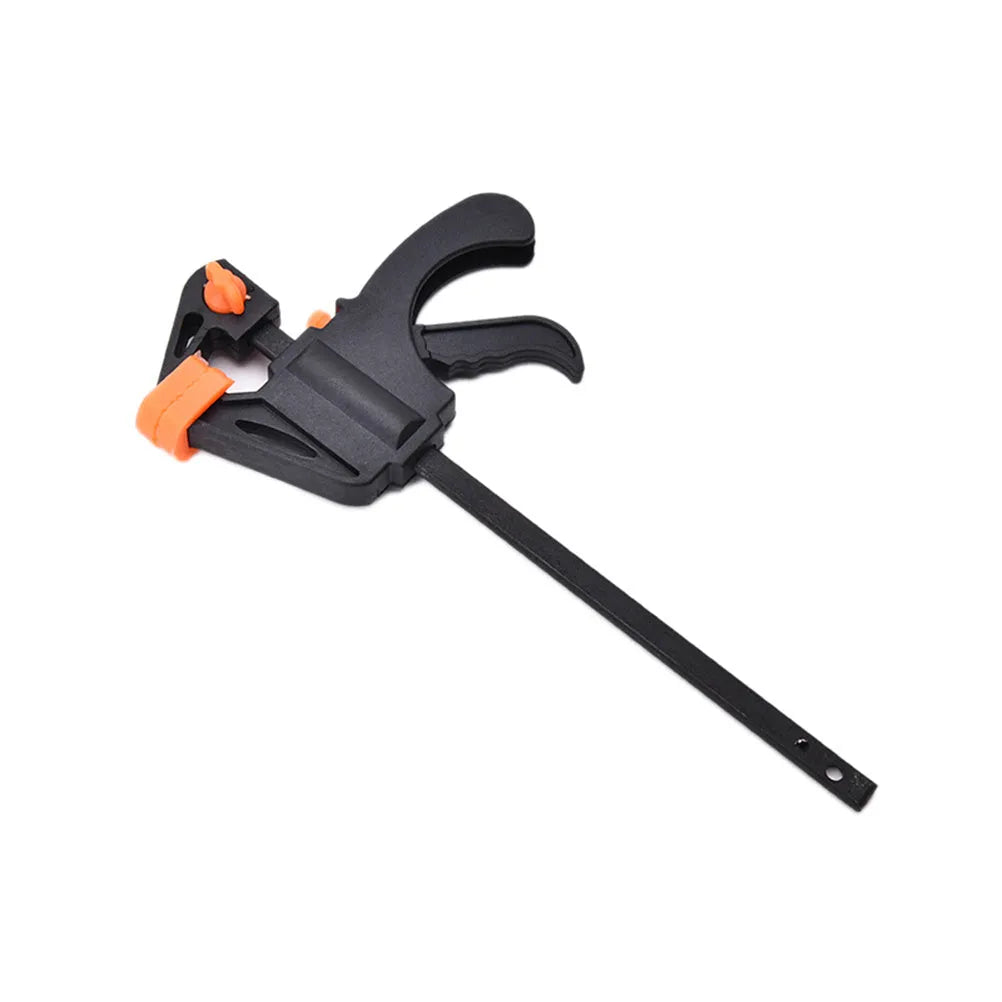 4 inch woodworking F clip in plastic and carbon steel for board clamping and fixing