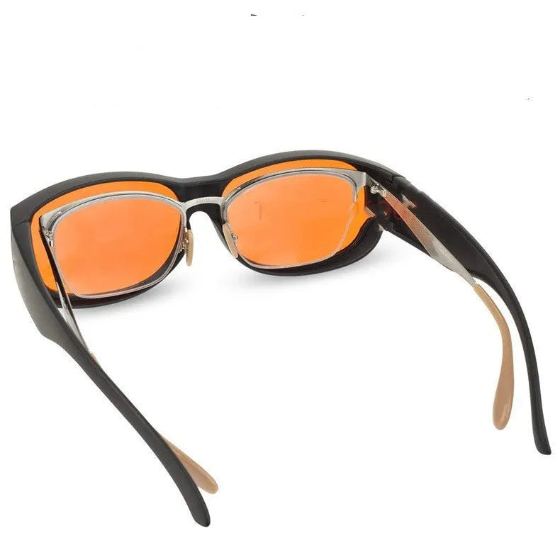 Anti-blue light glasses with PC frame, PRO lens and 1.8mm lens thickness in circle or square shape