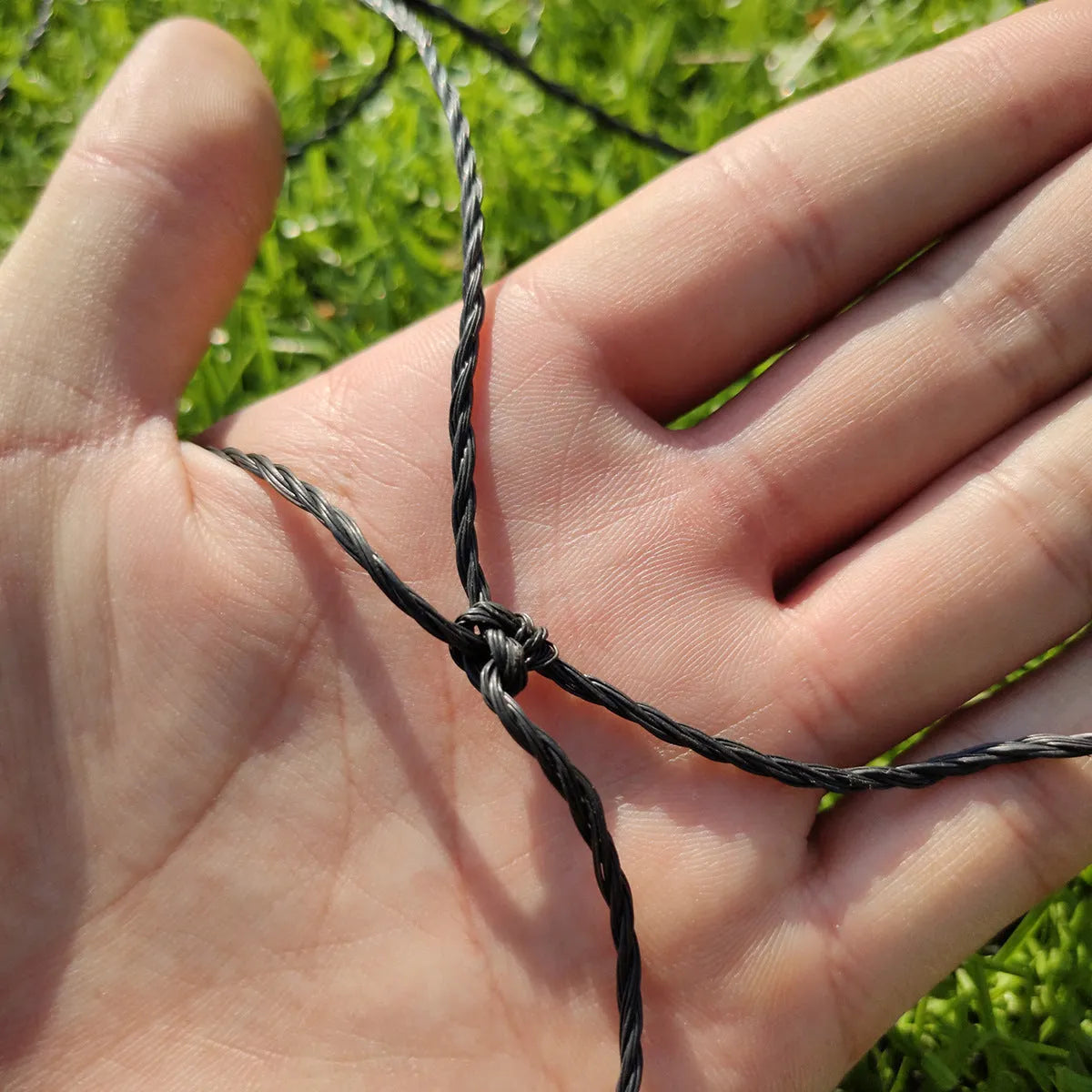 Black PE volleyball net, 100x30cm or 150x50cm, with 2mm or 4mm rope and canvas hemming