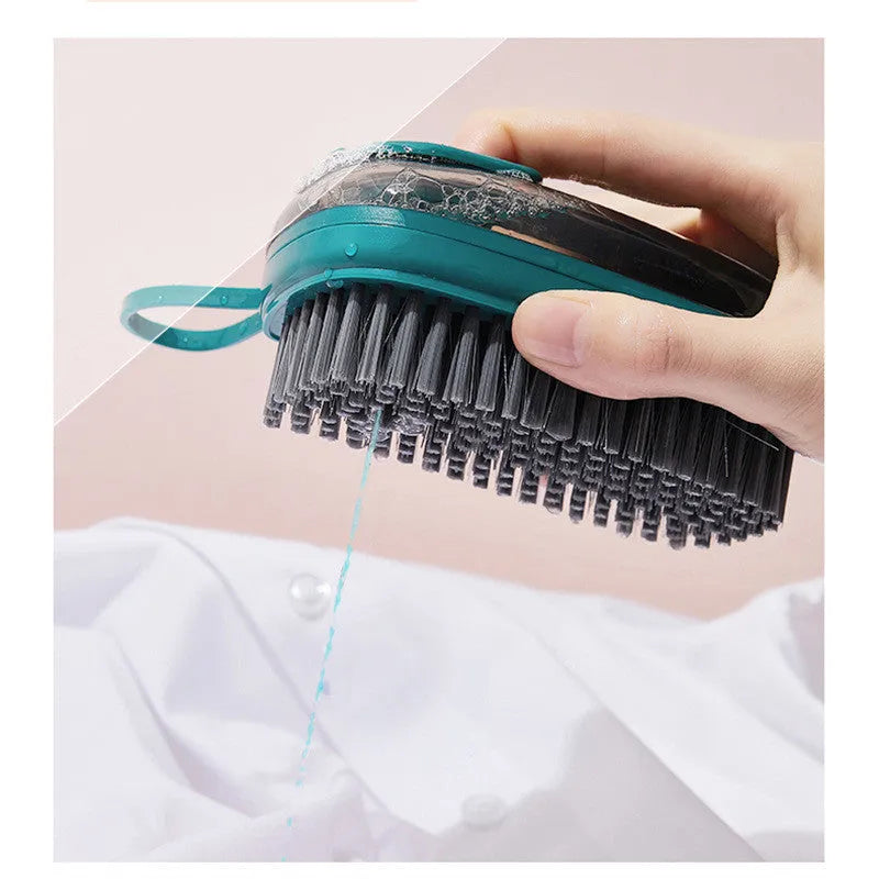 ABS plastic automatic liquid cleaning brush with ergonomic grip in multiple colours