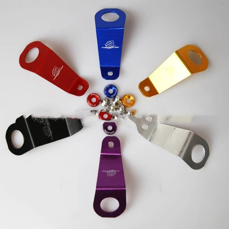 Aluminium alloy radiator bracket for Honda Civic EG car modification in multiple colour options