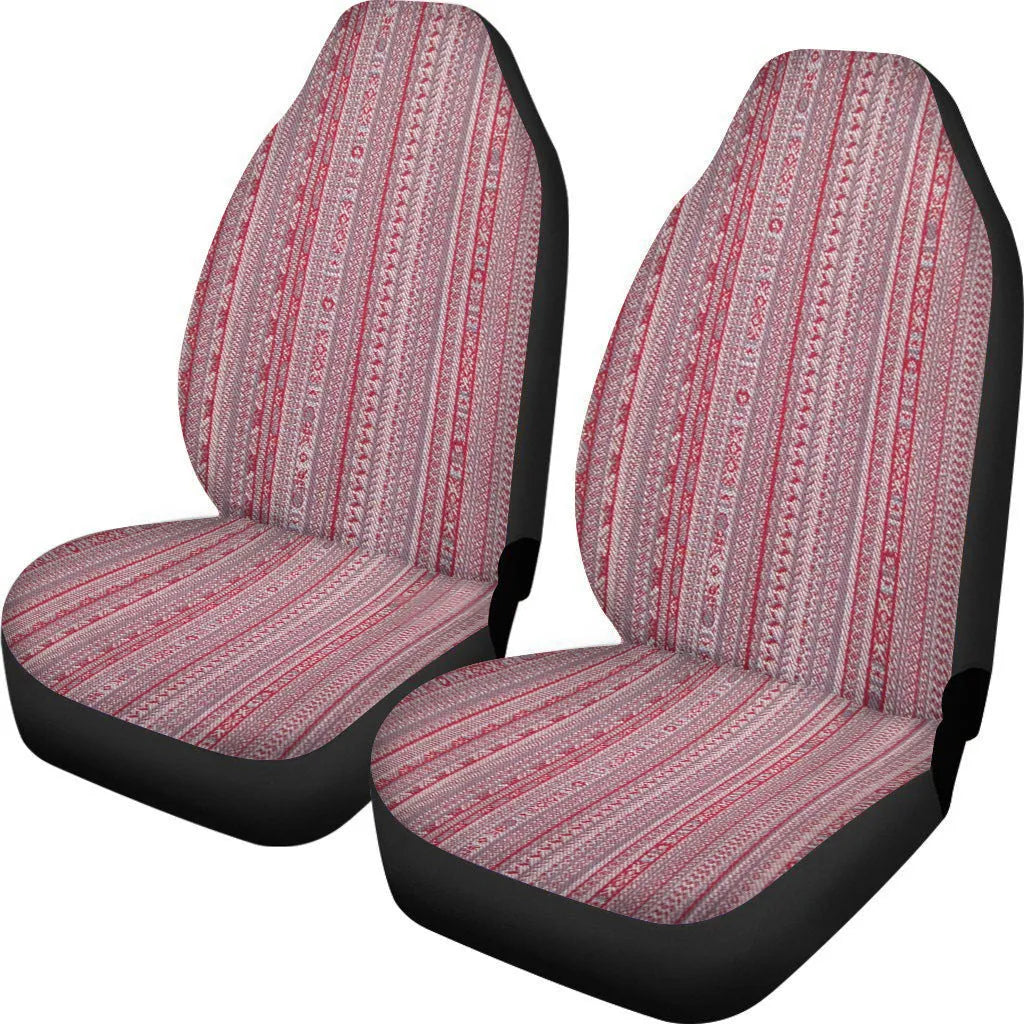 Universal car seat covers with cow spot leopard print retro pattern for five-seat vehicles