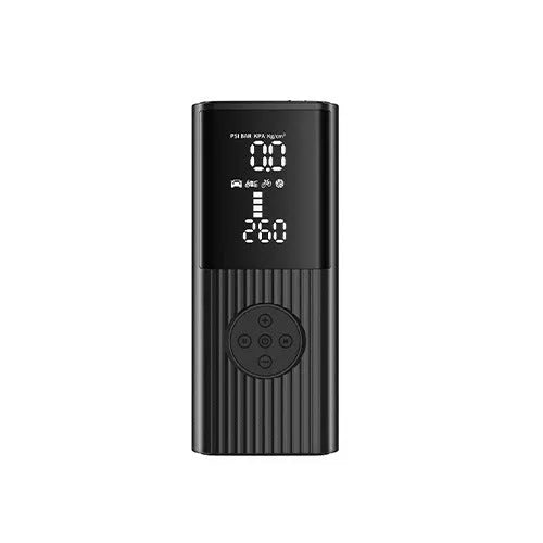Wireless 100W car tyre air pump with LED light and USB charging port