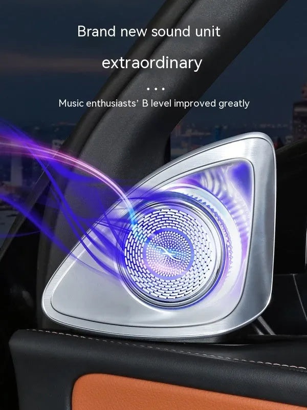 Mercedes-Benz GLC X254 speaker grilles with rotating tweeter design