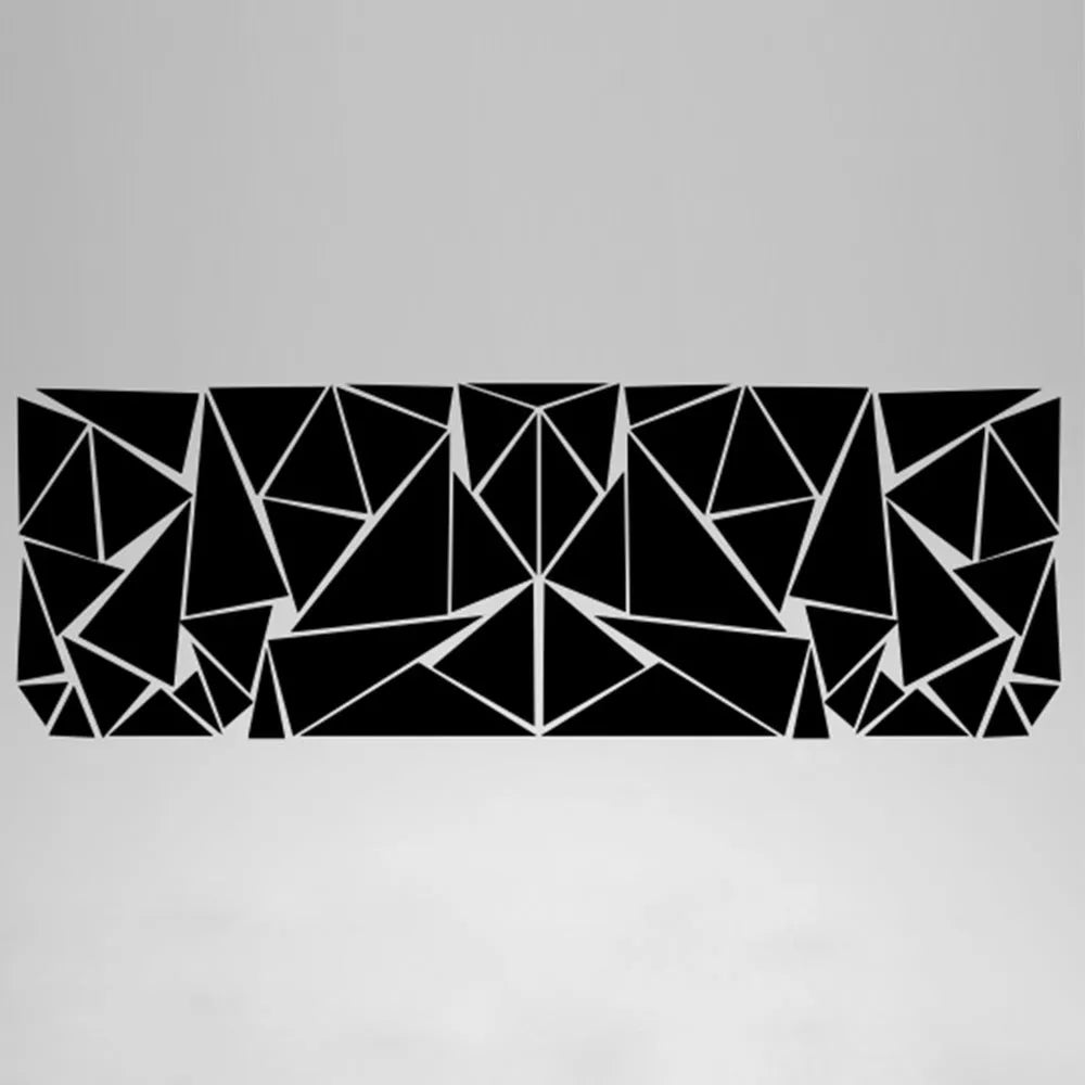 200cm long car decoration sticker with geometric pattern in five colour options