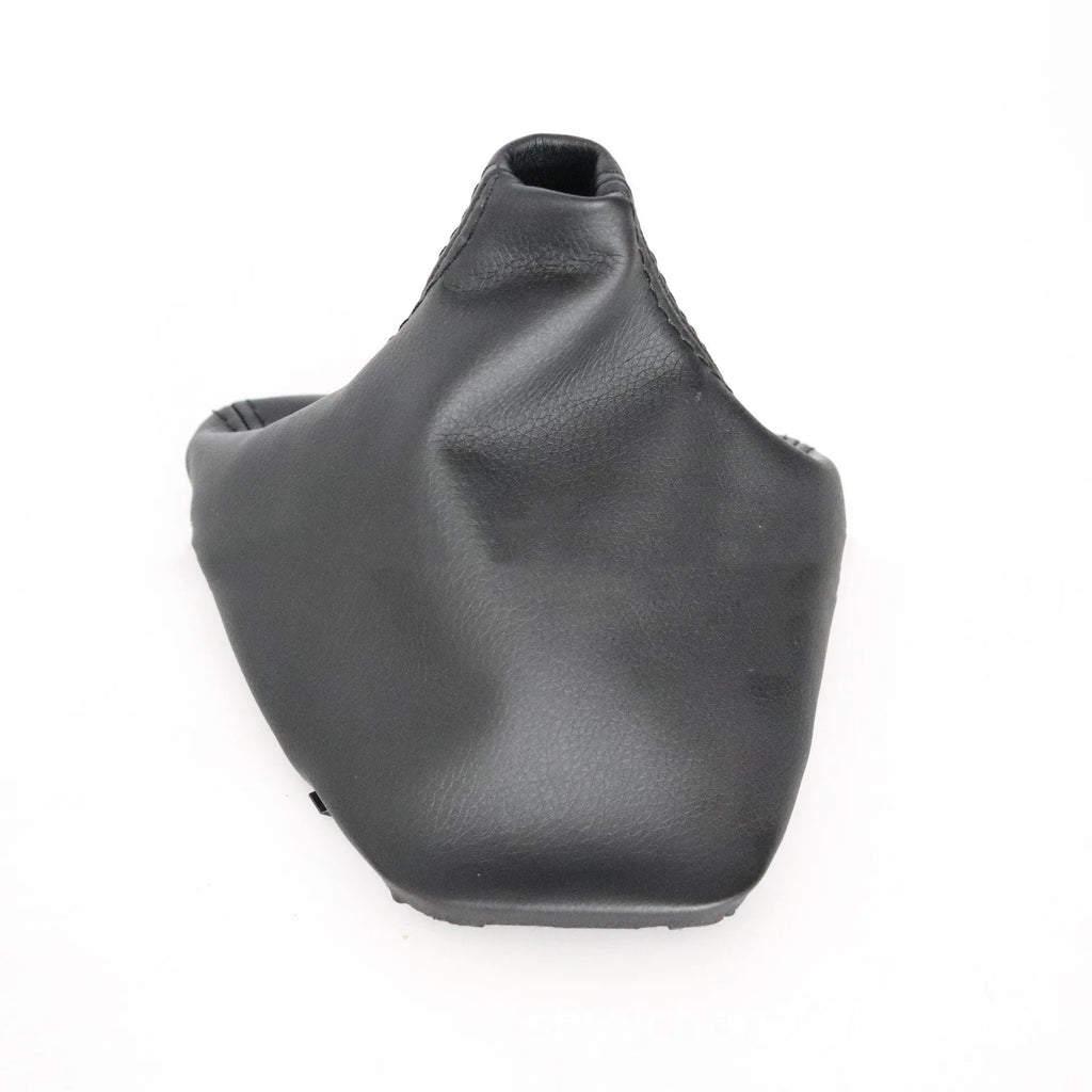 Black PU leather gear dust cover for BMW 3 Series manual transmission