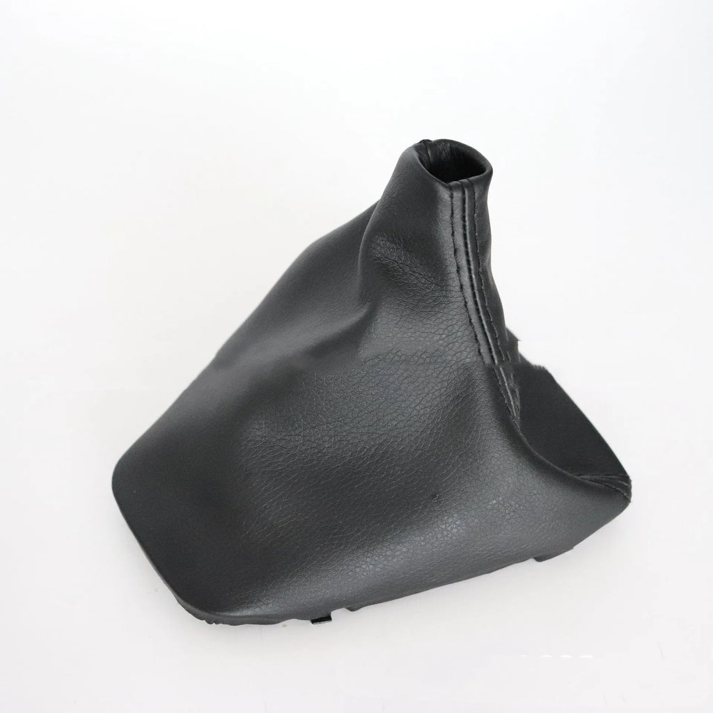 Black PU leather gear dust cover for BMW 3 Series manual transmission
