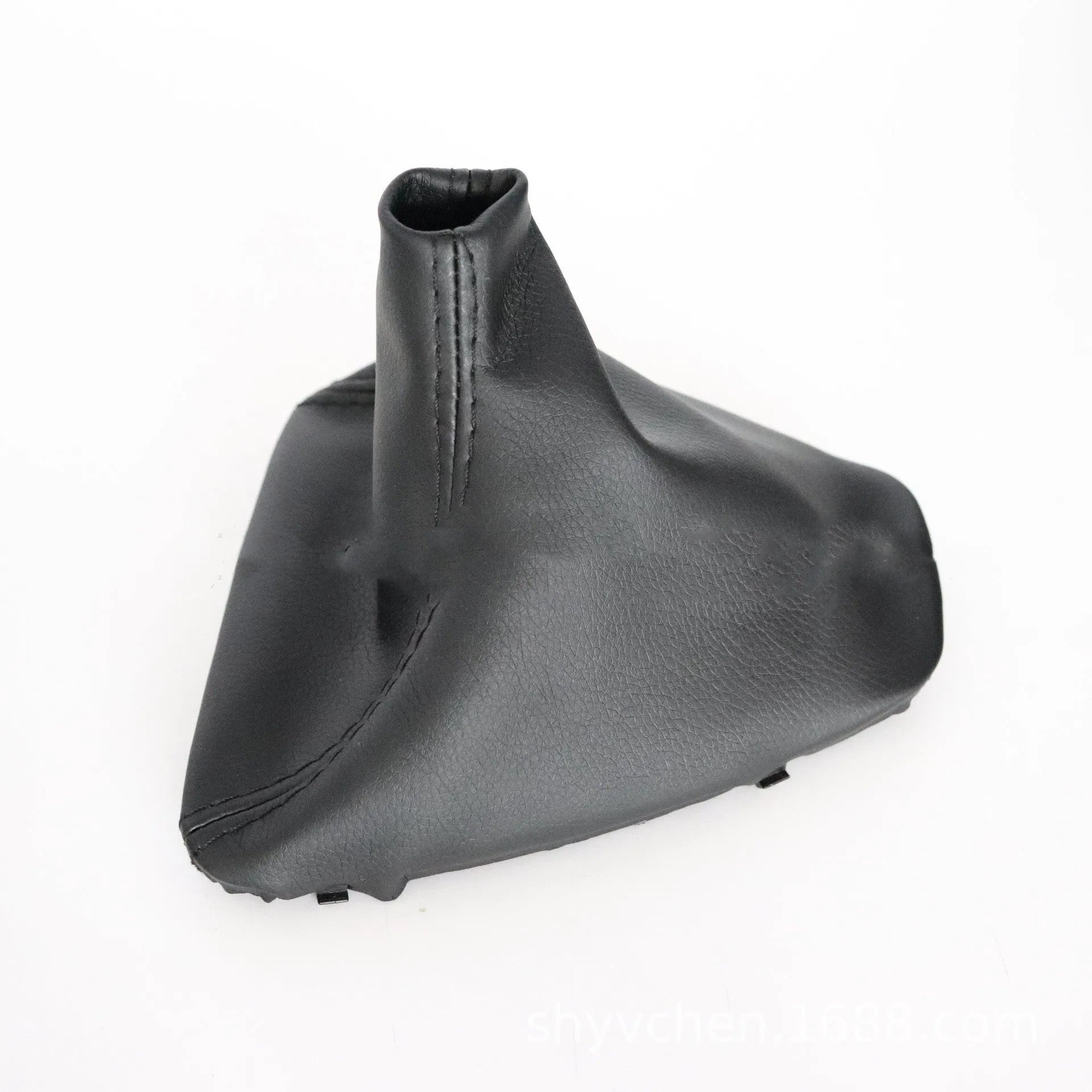 Black PU leather gear dust cover for BMW 3 Series manual transmission