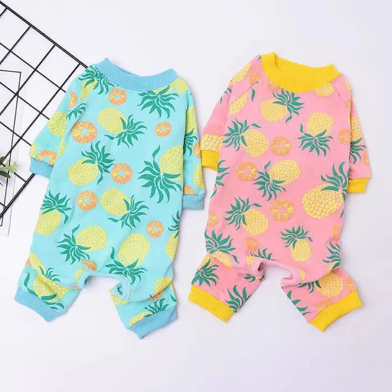 Pink cotton stretch pet sweater in sizes S to 2XL and FB with chest 20-62cm