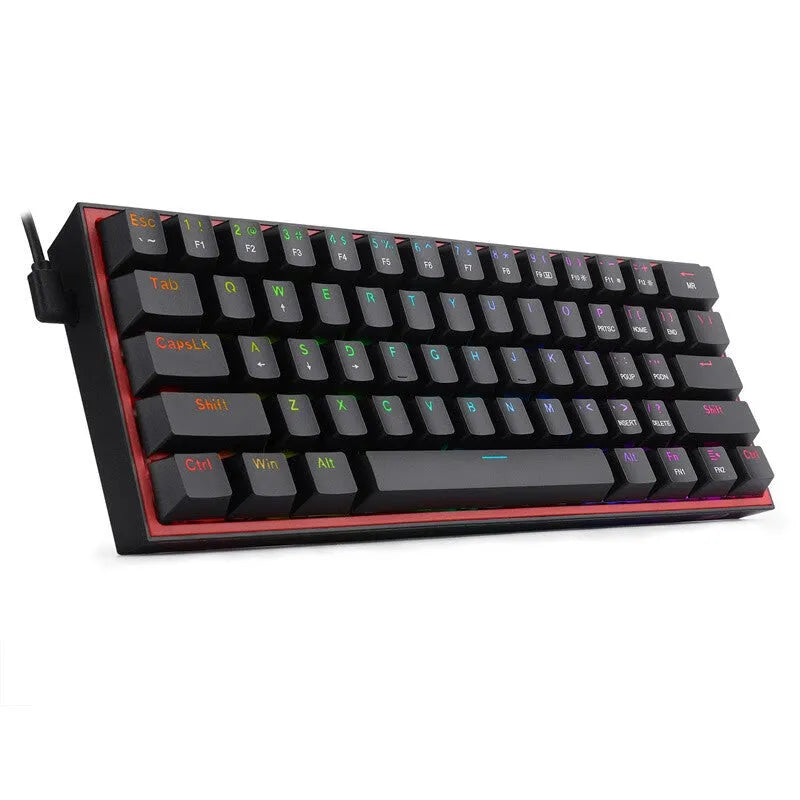 White pink RGB illuminated mechanical keyboard with dual colour keycaps and multimedia controls