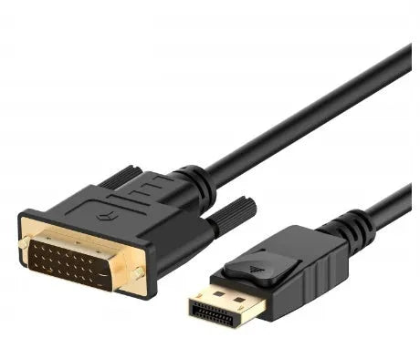 1.8m DisplayPort to DVI adapter cable with copper wire for connecting a PC to a monitor or television