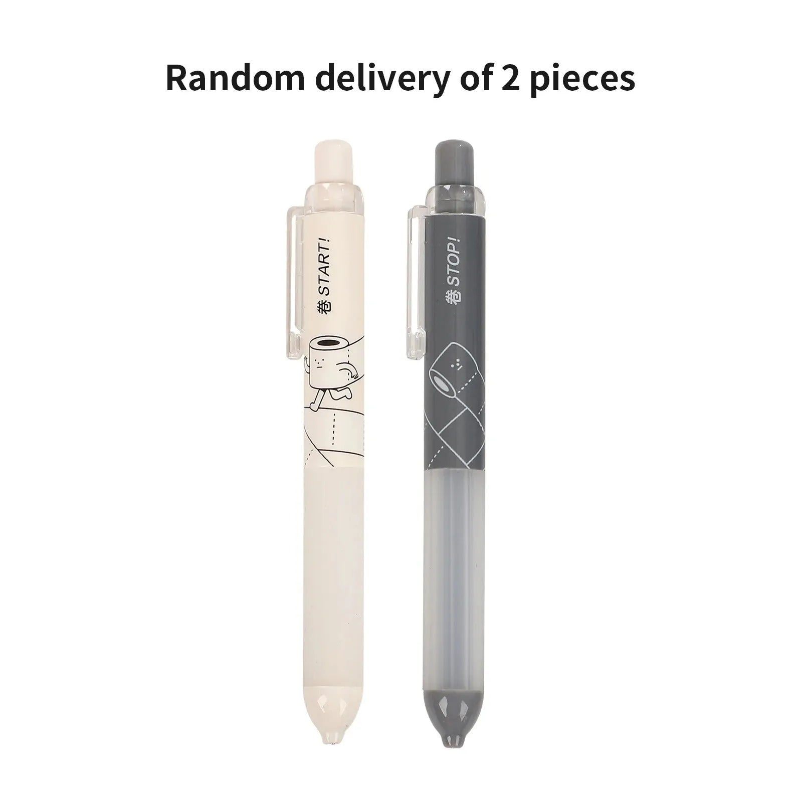 0.5mm mechanical pencil with cloud grip design in black and white colour options
