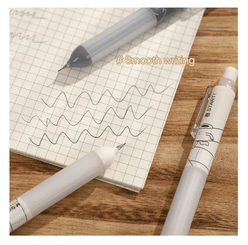 0.5mm mechanical pencil with cloud grip design in black and white colour options
